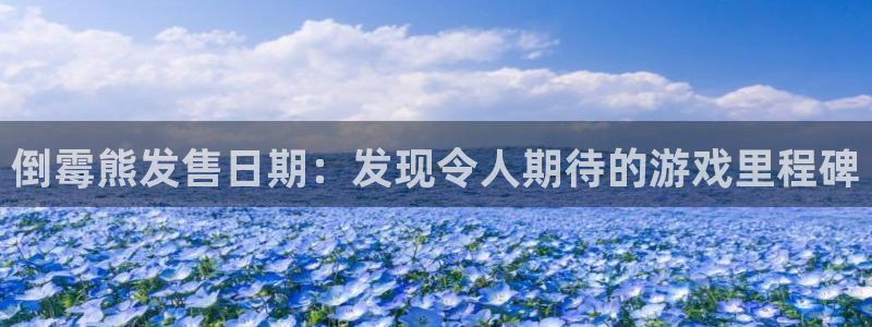 新城平台官网注册：倒霉熊发售日期：发现令人期待的游戏里程碑