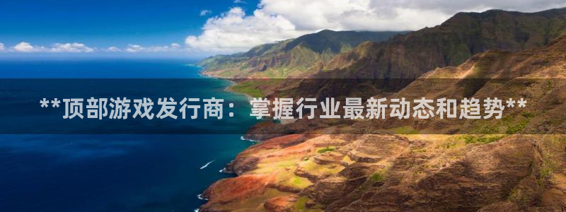 新城平台注册公司流程：**顶部游戏发行商：掌握行业最新动态和趋势**