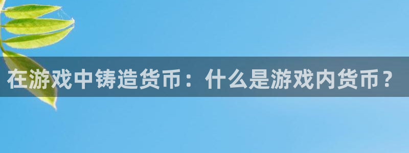 新城平台代理怎么做：在游戏中铸造货币：什么是游戏内货币？